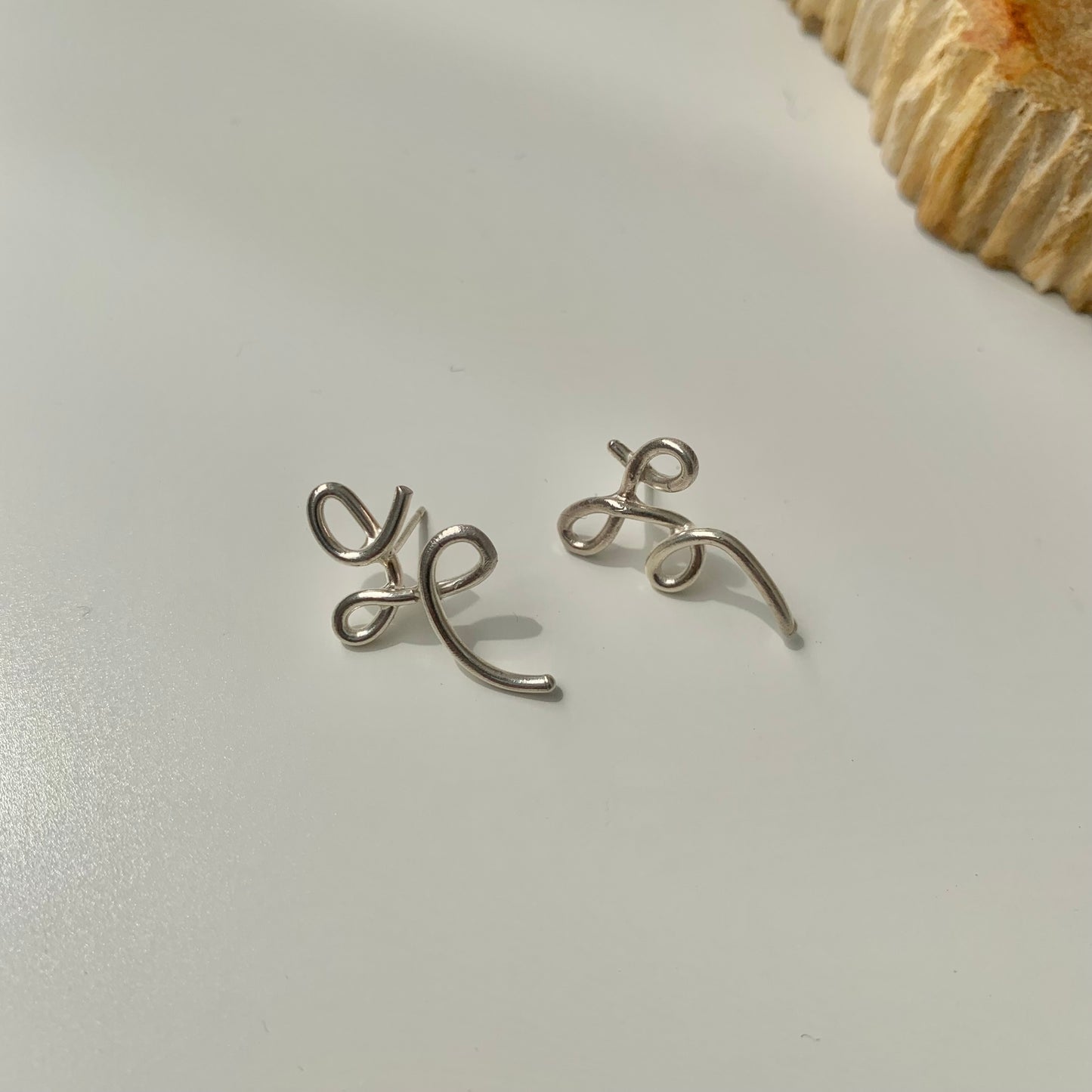 Random loop pierce/ SILVER-S size