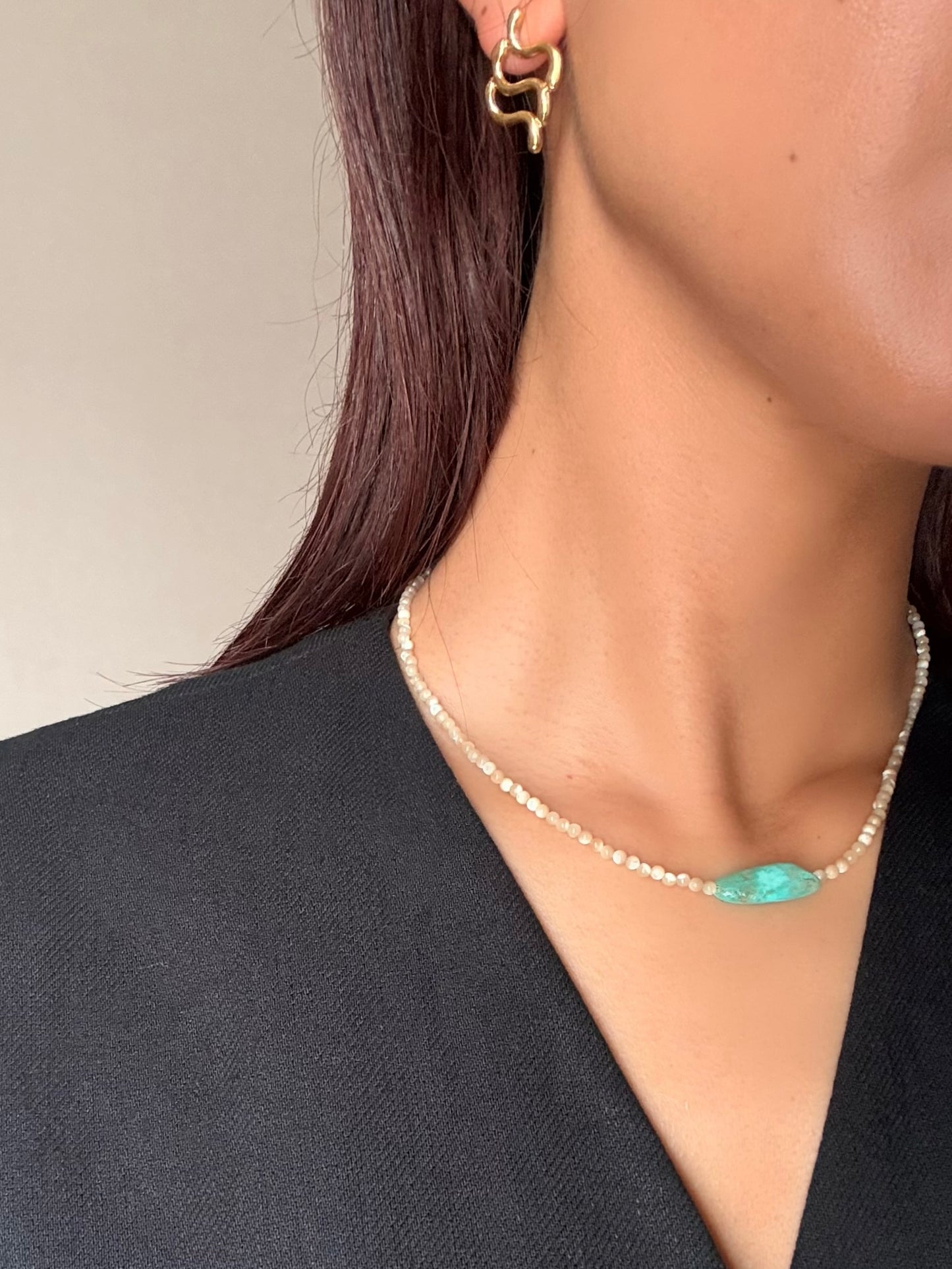 Shell & Turquoise necklace