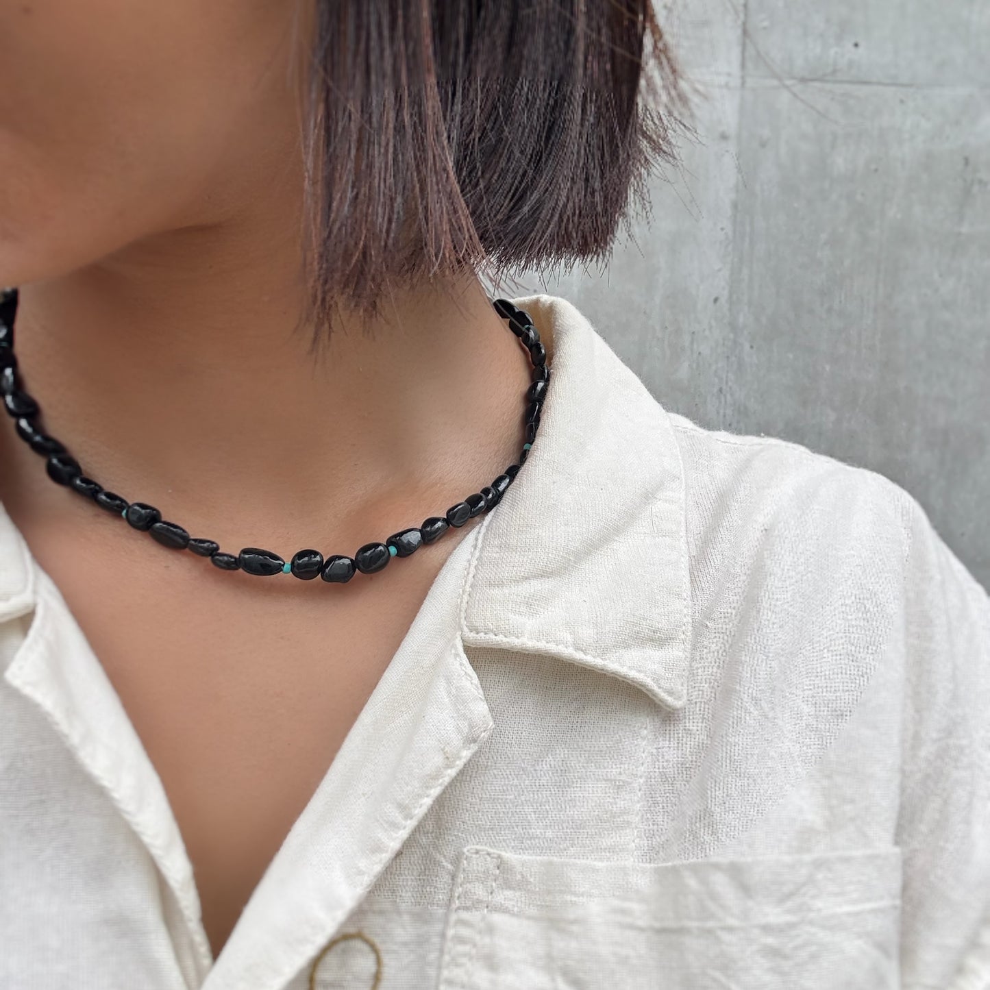 black tourmaline necklace