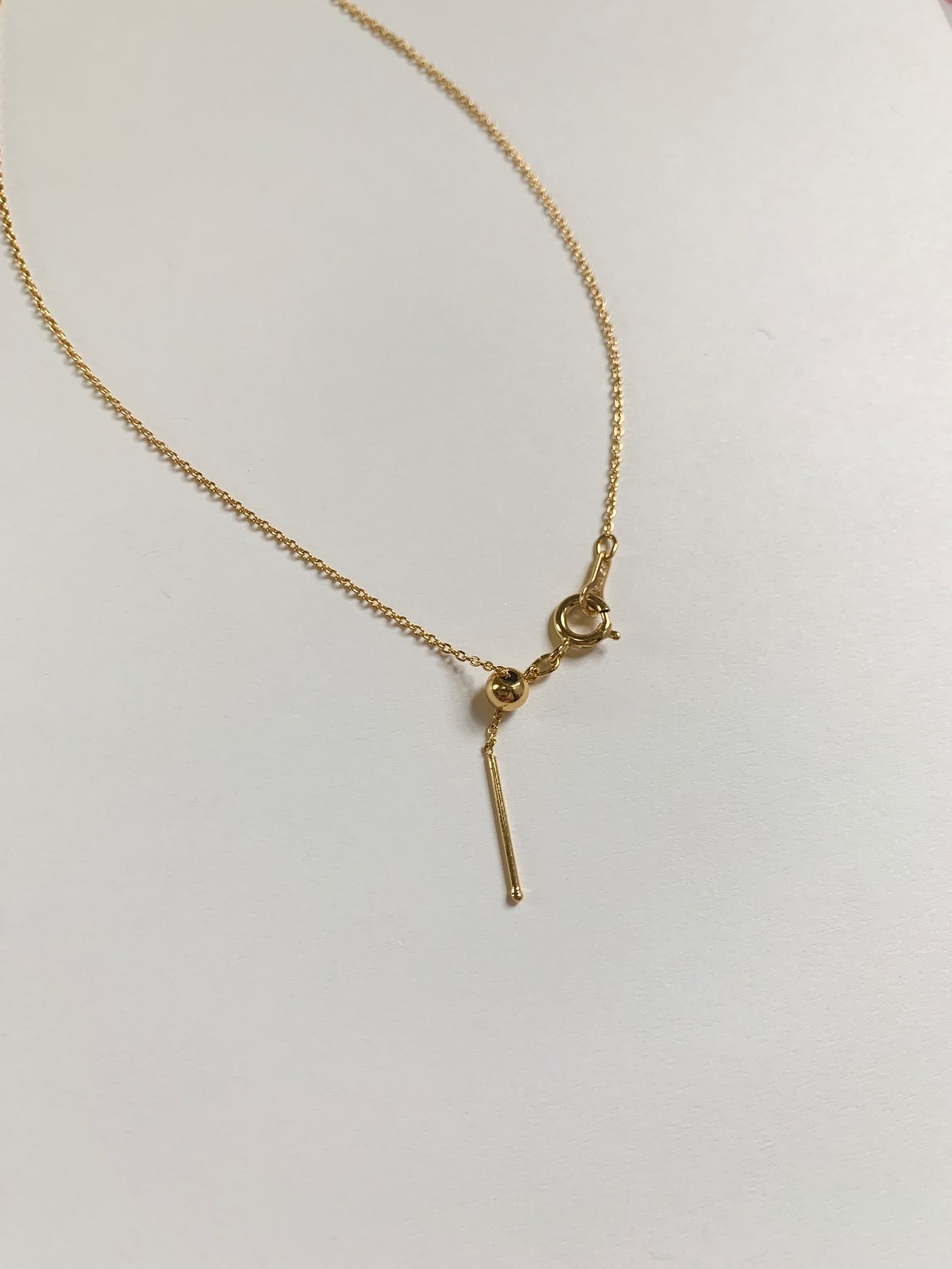 initial short necklace