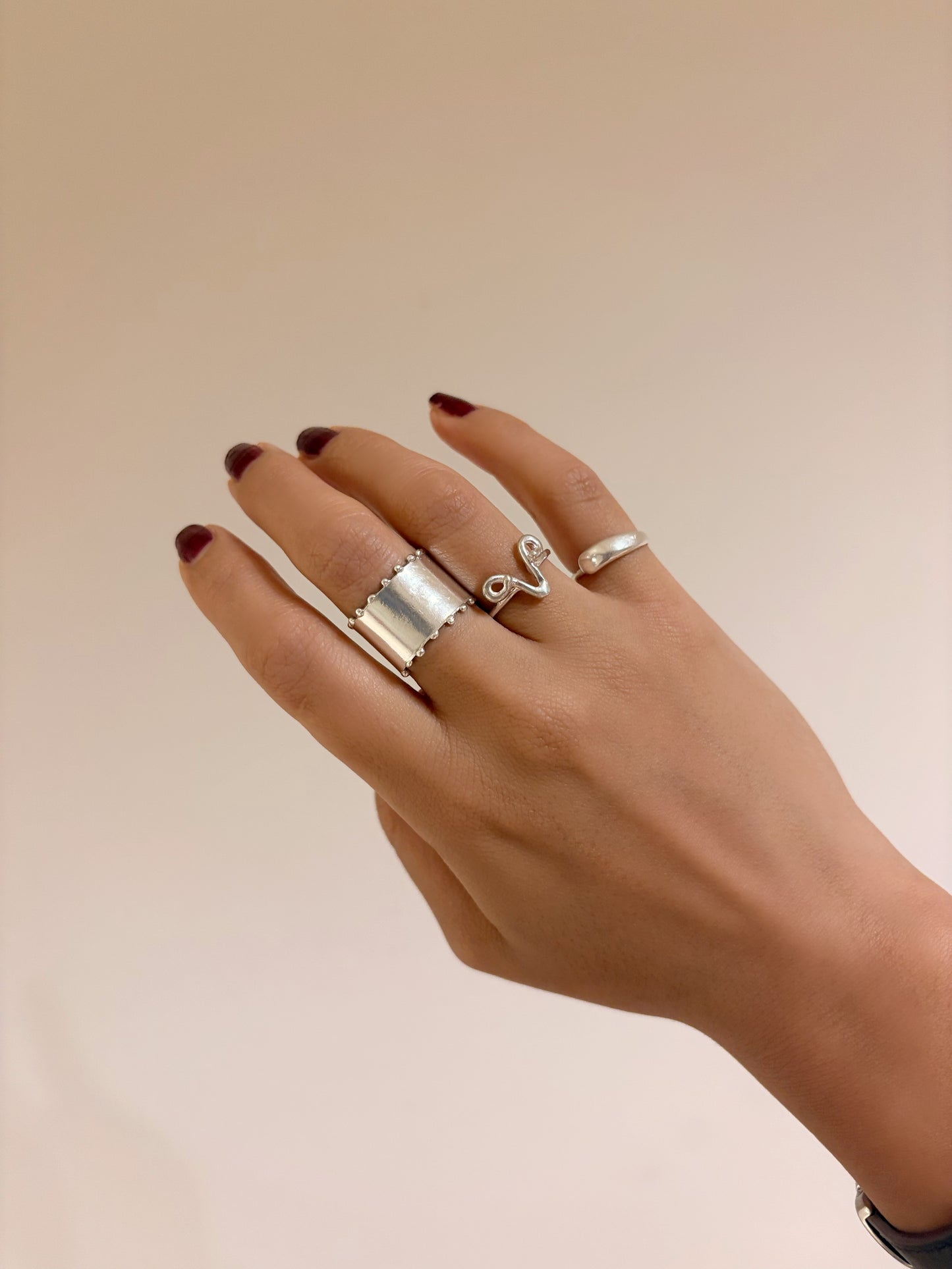 moon pinky ring