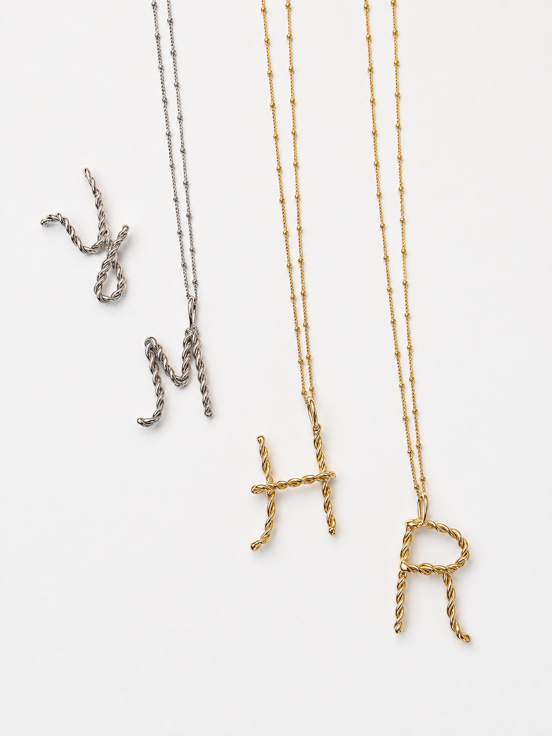 initial long necklace