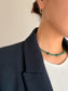 Malachite choker necklace