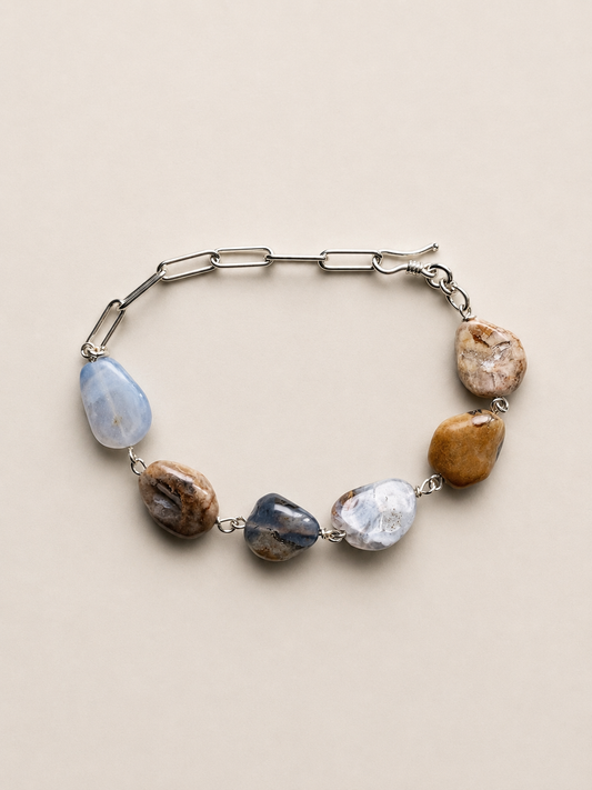 blue calcedony bracelet