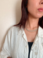 stone beads necklace-Turquoise