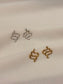 weave pattern pierce/ earring