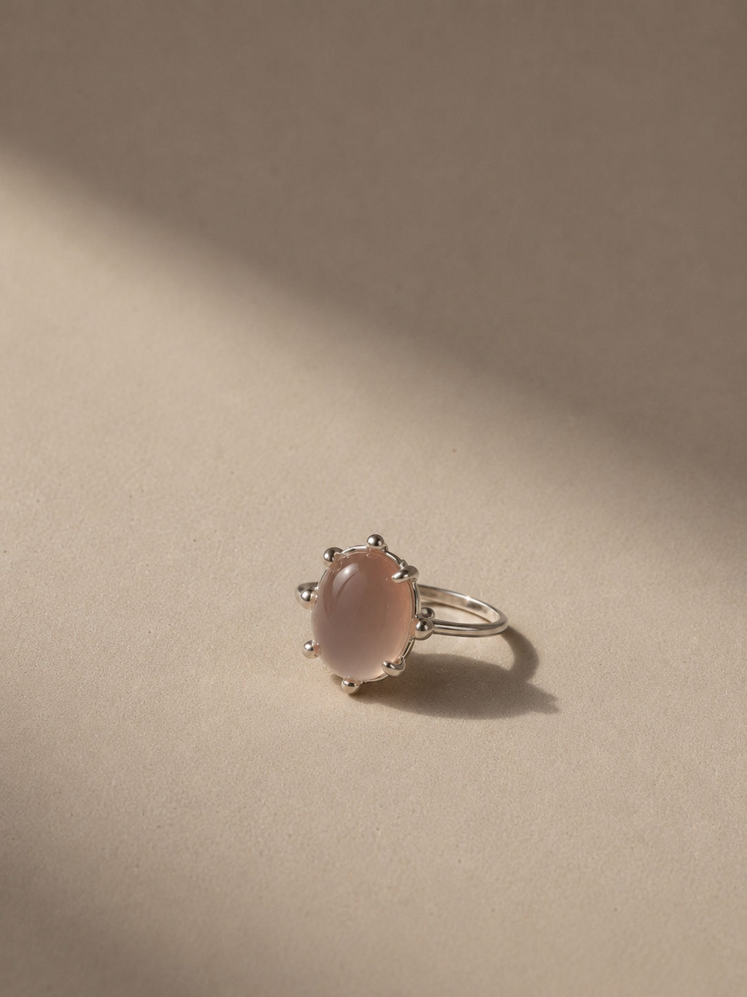 【sample sale】rose quartz ring