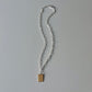 gold tag necklace