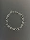 silver design bracelet