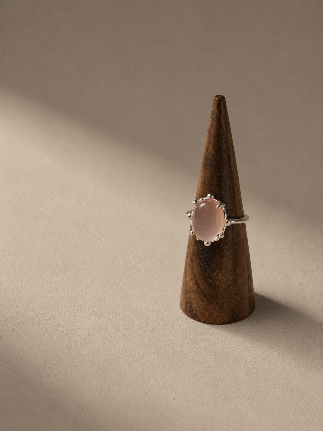 【sample sale】rose quartz ring