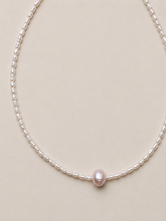 Pearl & Pearl necklace