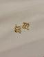 weave pattern pierce/ earring