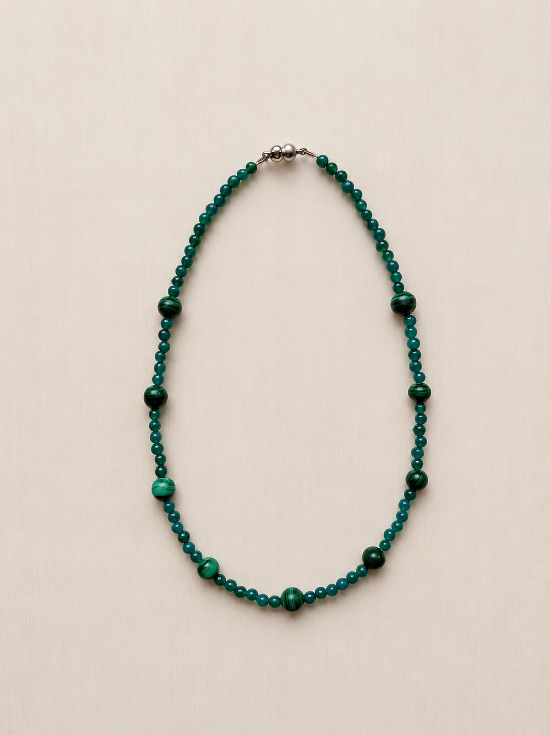 Malachite choker necklace