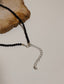 stone beads necklace-bk