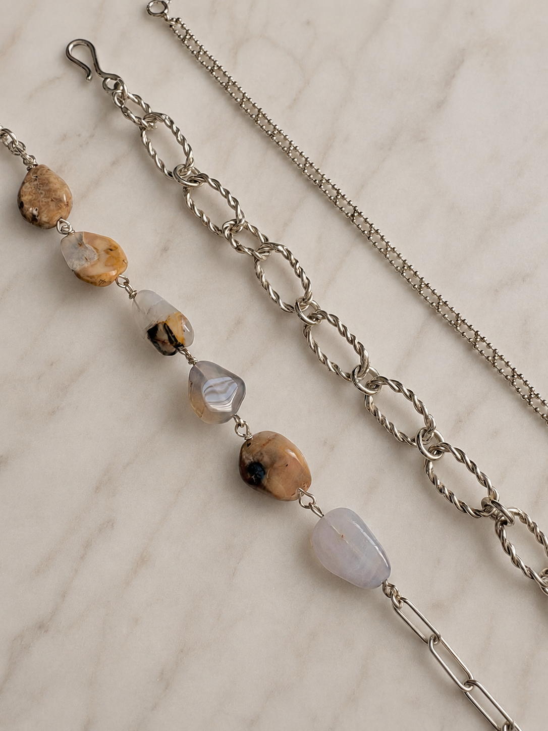 blue calcedony bracelet