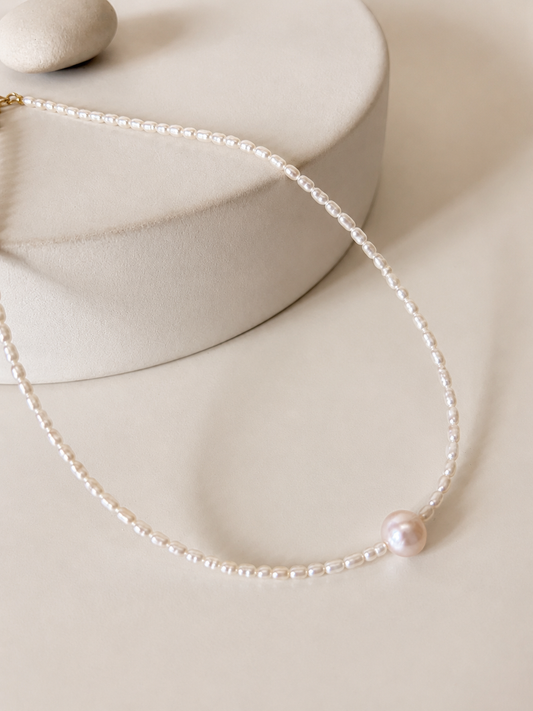 Pearl & Pearl necklace