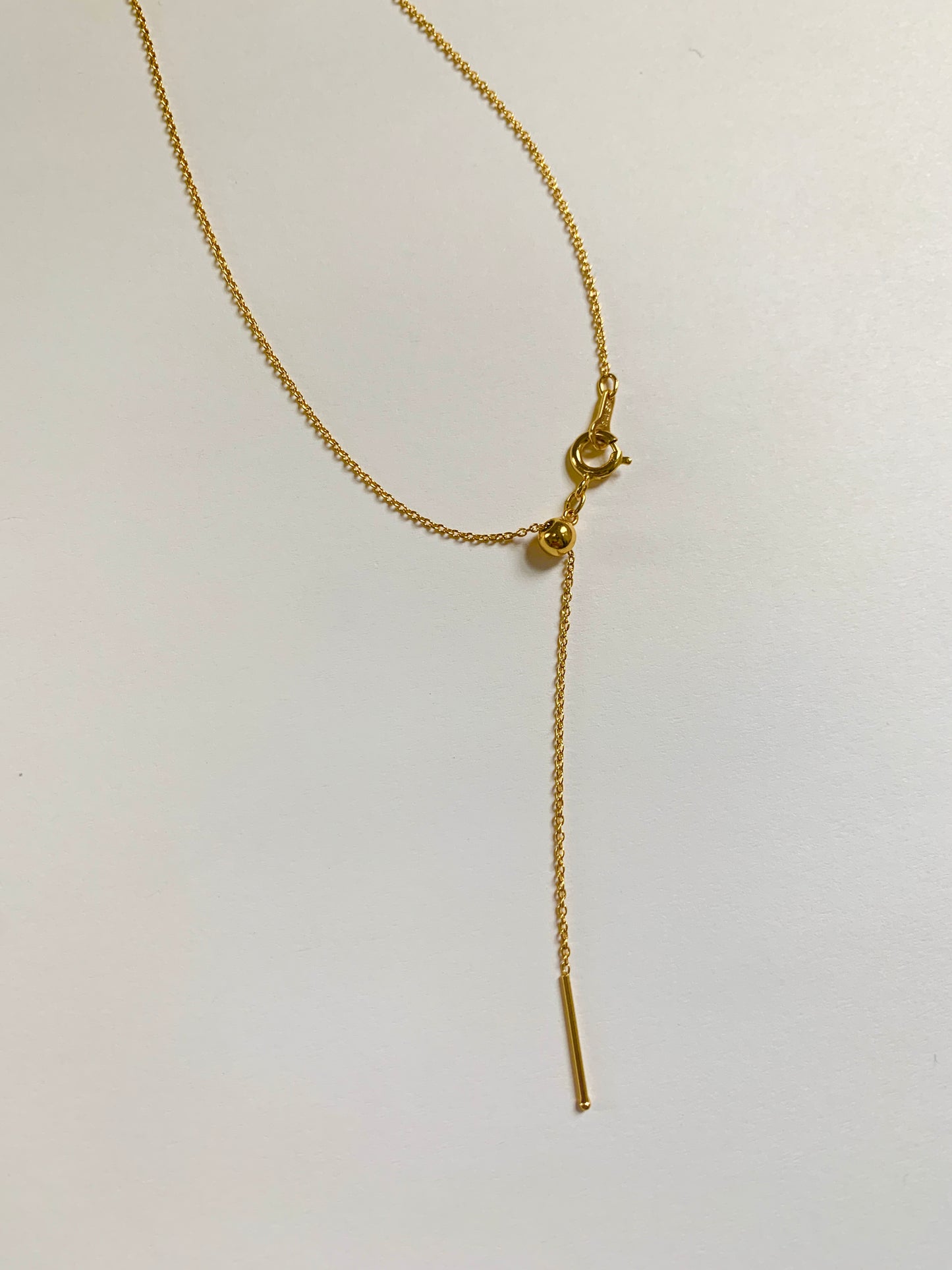 initial short necklace