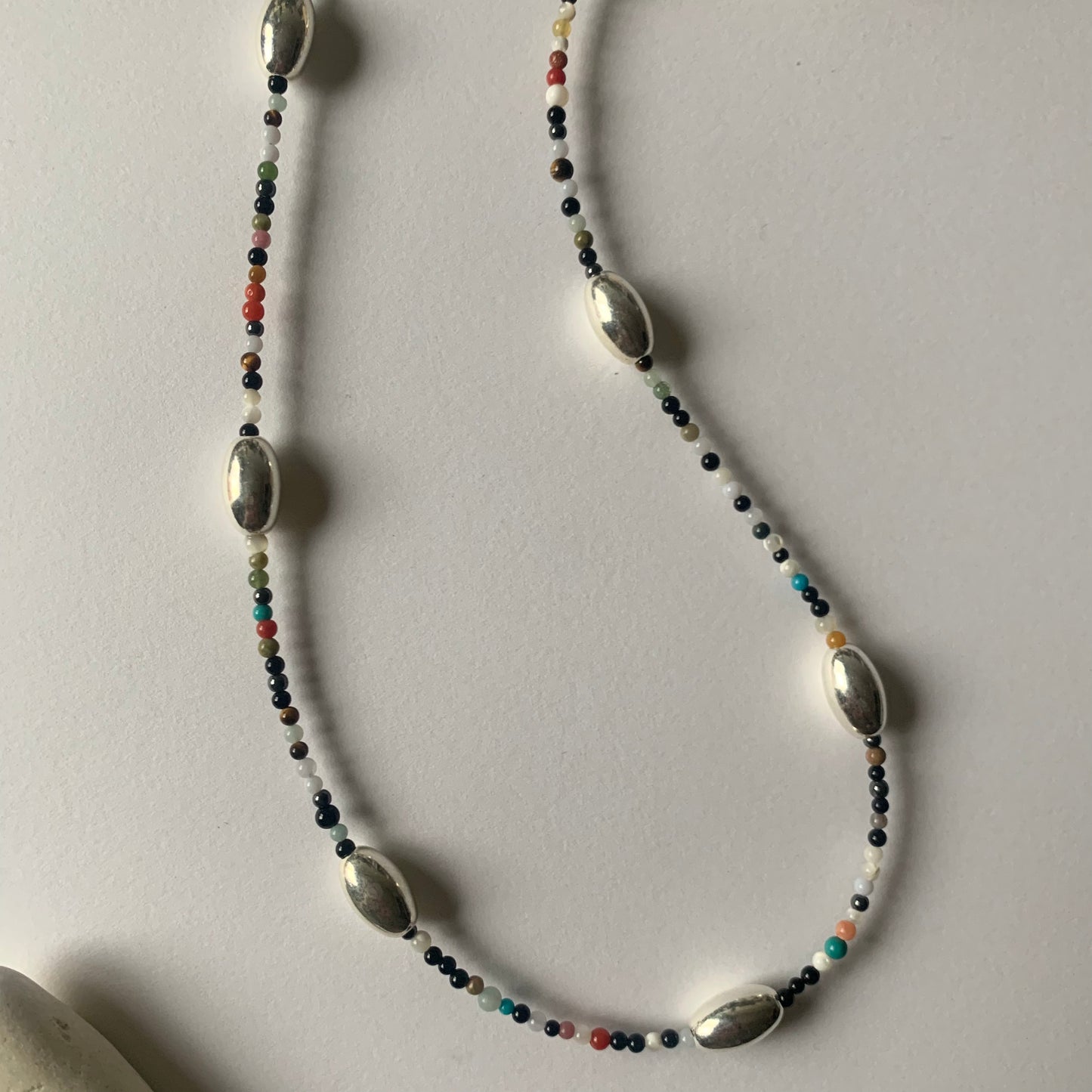 stone beads necklace